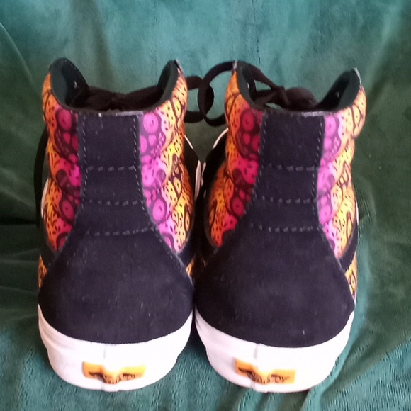 Vans SK8 Hi Suede Candy Skull Unisex Size 9.5 Men/11 Woman - Picture 7 of 10